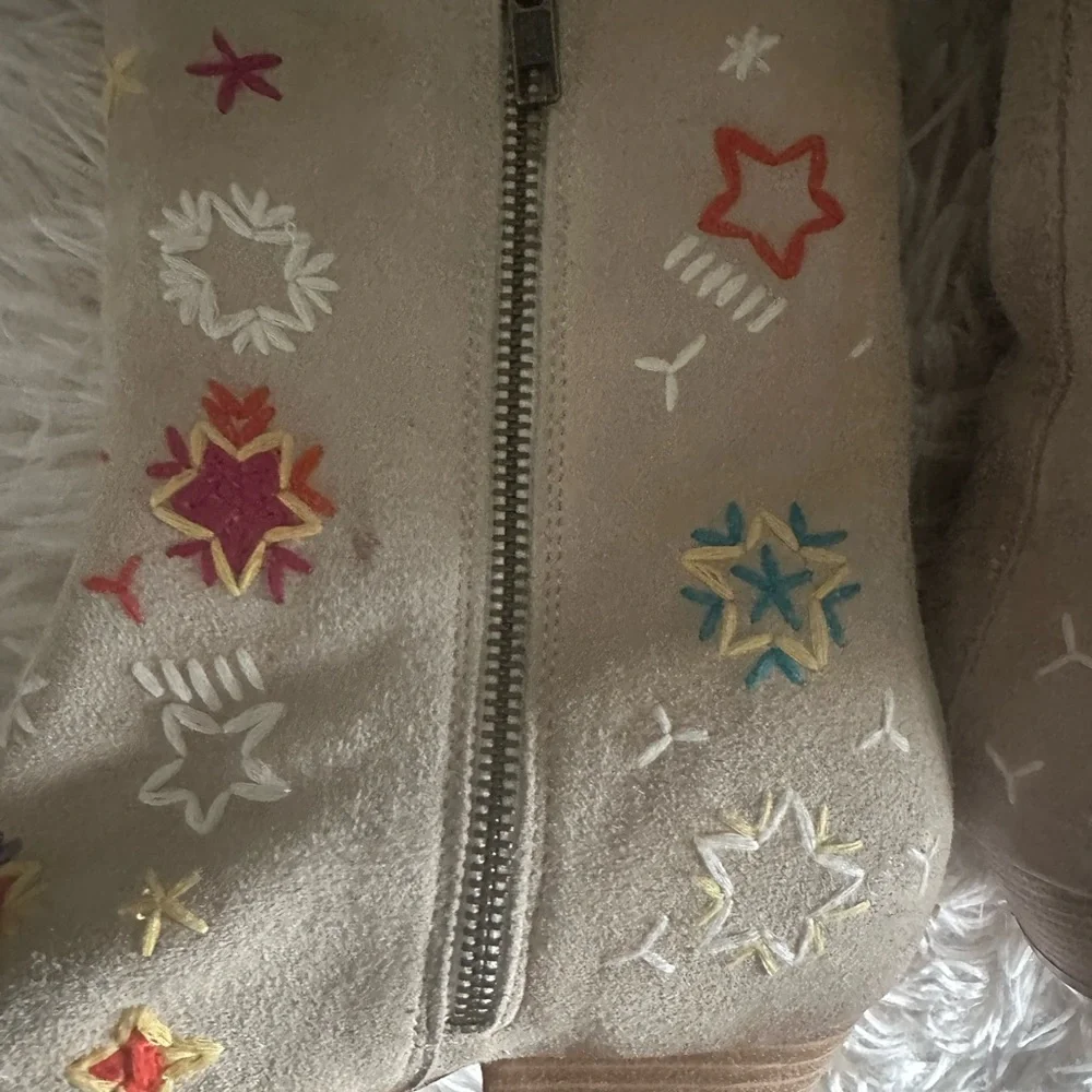 FREE PEOPLE•BOWERS EMBROIDERED WESTERN BOOTS - Sz 39.5 - Picture 7 of 16